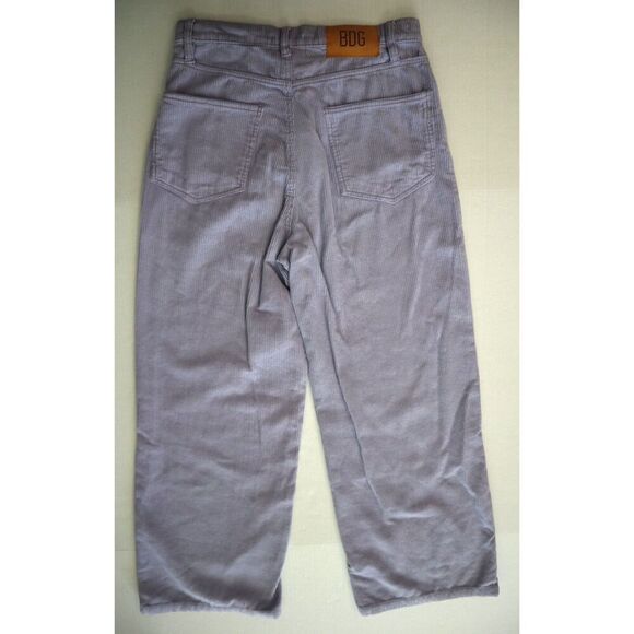 BDG x Urban Outfitters OB1214885 Women's Sz 28 Purple High n Wide Corduroy Pants - Picture 2 of 11